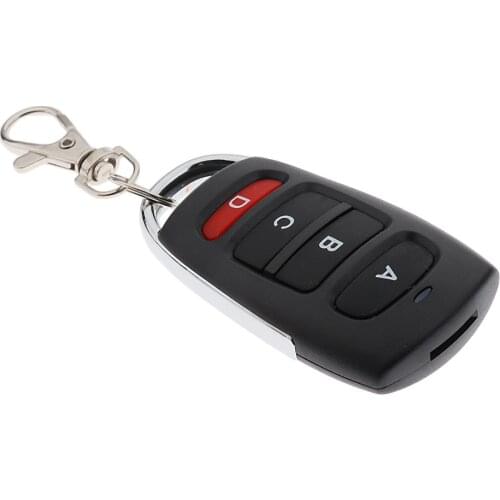 433Mhz Wireless Remote Control Car Door Electric Gate Keyfob 4-key Learn Column Fobs