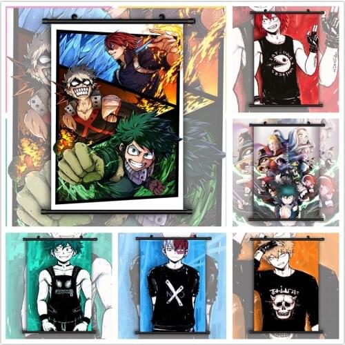WTQ Boku No Hero Academia Anime Manga HD Print Canvas Painting Anime Posters Wall Decor Wall Art Picture Room Decor Home Decor