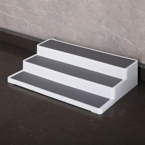 Household Goods 3-layer Spice Rack Ladder Rack Kitchen Spice Bottle Rack Storage Rack Kitchen Utensils