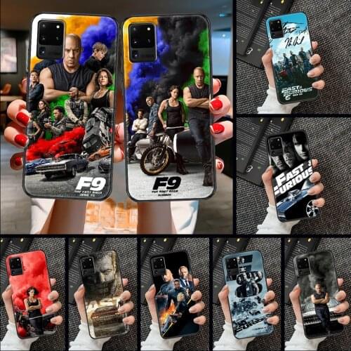 Fast and Furious Moive Phone case For Samsung Galaxy Note 4 8 9 10 20 S8 S9 S10 S10E S20 Plus UITRA Ultra black trend shell tpu