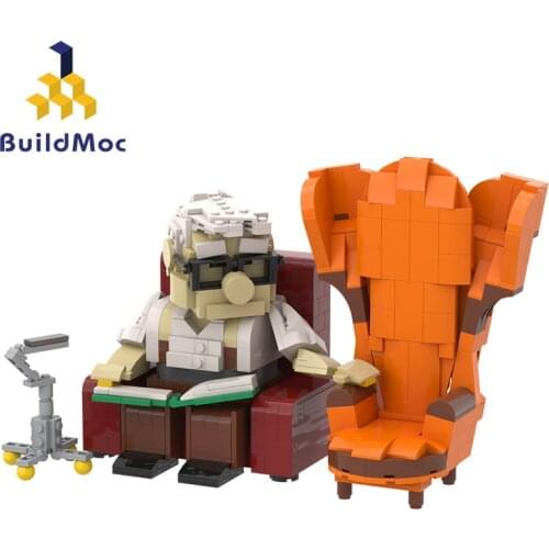 Moc Small Particles Assembling Building Block Toys Flying House Travels Carl And Ellies Chair Build Art With Building Blocks