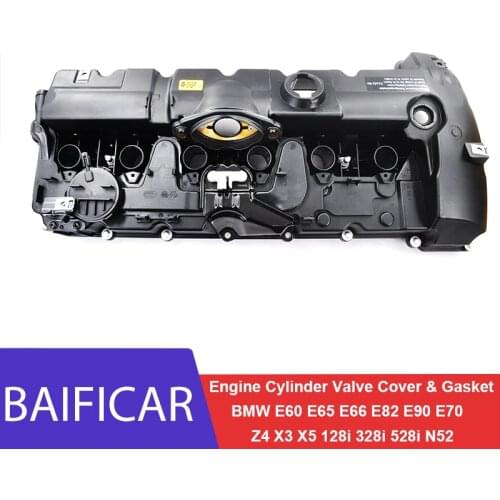 Baificar Brand OEM Engine Cylinder Valve Cover & Gasket 11127552281 For BMW E60 E65 E66 E82 E90 E70 Z4 X3 X5 128i 328i 528i N52