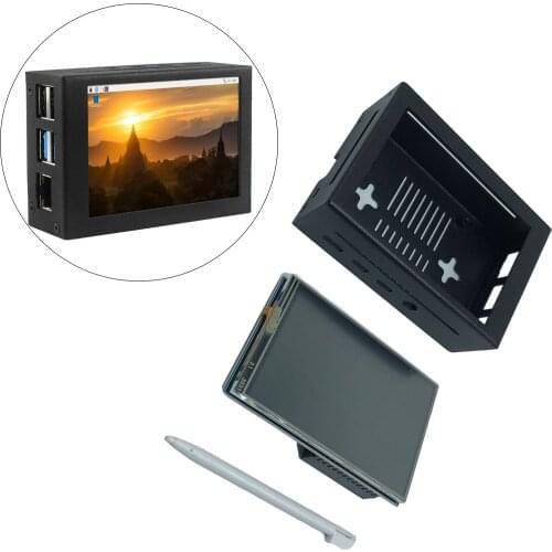 Mini 3.5inch LCD Screen with Case and Touch Pen for Raspberry Pi 4B Display Touchscreen