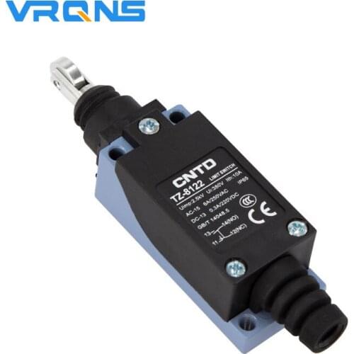 ME TZ-8122 Double Circuit Type Rotary Adjustable Miniature Travel Switch Cross Roller Plunger Sliding Door Limit Switch
