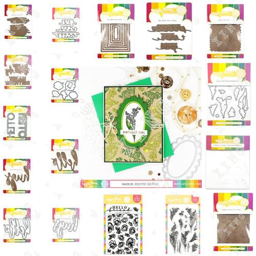 Christmas Hot Foil 2021 New Pinstripe Bracket Card Builder Mold Flower Tag Envelope Lace Edge Scrapbook Paper Craft Knife Mould