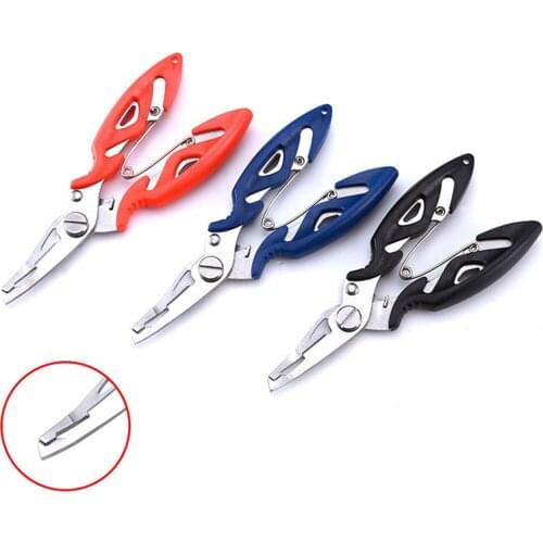 Fishing Plier Scissor Braid Line Lure Cutter Hook Remover etc. Tackle Tool Cutting Fish Use Tongs Multifunction Scissors