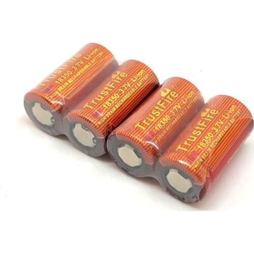 TrustFire IMR 18350 3.7V 700mAh High Drain Li-ion Rechargeable Battery Lithium Batteries for Flashlights Torch Electronic Smoke