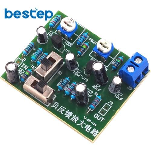 Negative Feedback Amplifying Circuit Teaching Training Kit RC Coupling Analog Electronic Technology Experimental Electronic DIY