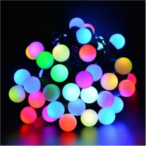 High Bright 220V 5M LED ball Light Chains,LED twinkle light LED flashlight for Christmas holiday wedding party