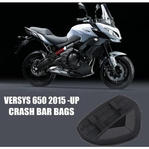 2016 2017 2018 Motorcycle Crash Bar Bags Waterproof Repair Tool Placement Bags FOR KAWASAKI VERSYS 650 Versys650 2015-up