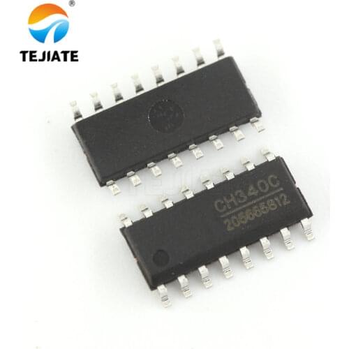 5pcs CH340G CH340C SOP-16 new USB chip 2.0 CH340T SSOP20 CH340E MSOP10