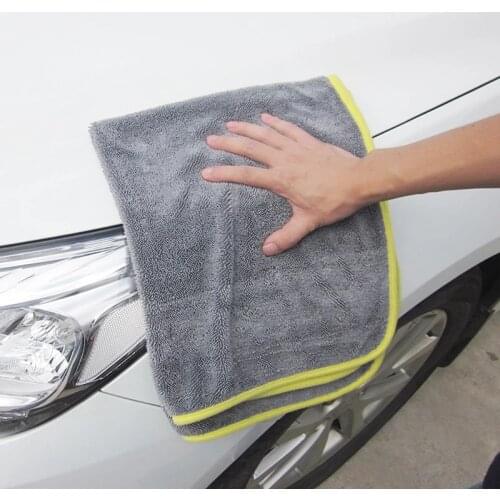 600GSM 70*55CM Thick Absorbent Twisting Cloth Braid Cloth Large Car Cleaning Car Wash Towel Lint-Free Cleaning Cloth Floor Rag