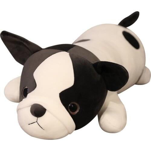 80-120cm Lying French Bulldog Plush Toys Staffed Cute Dog Puppy Animal Doll Soft Long Sleep Pillow Cushion Kids Girls Gift
