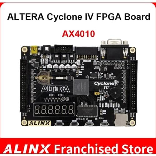 ALINX AX4010: ALTERA CYCLONE IV EP4CE10 FPGA Development Board Entry Level Study Board