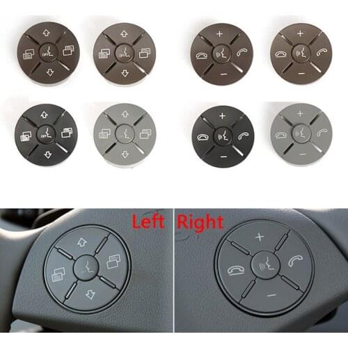 Car Multifunction Audio Steering Wheel Button Cover for Mercedes-Benz W164 W251 ML GL Class 2010-2012 Auto Styling Accessories