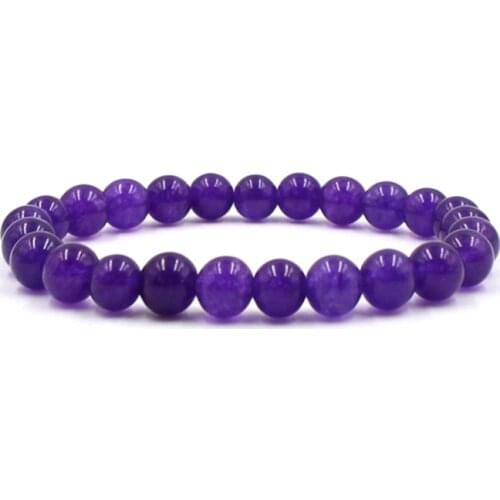 Purple charm 8mm Beads Bracelet DIY Bracelets for Women&Men Pulseras Jewelry Elegant Pulseras fashion Gift within Temptation