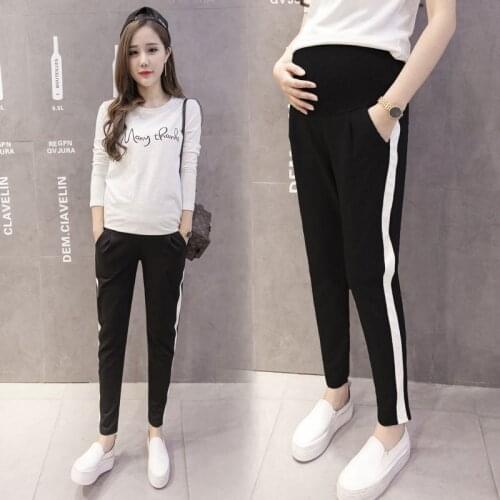 Pregnant Womens Pants Autumn New Fashion Pregnant Women Pants Wear Trousers Casual Sports Maternity Clothes Autumn Wear