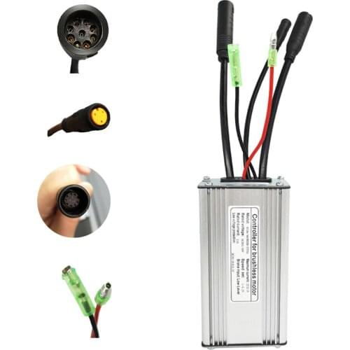 48V 36V 17/30A Controller for 500W 750W Brushless Motor Electric Bicycle Waterproof 15/22A with Light Wire eBike