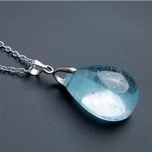 Natural Blue Lady Stretch Round Gem stone Bracelet Fashion AAAAAA Healing Stone