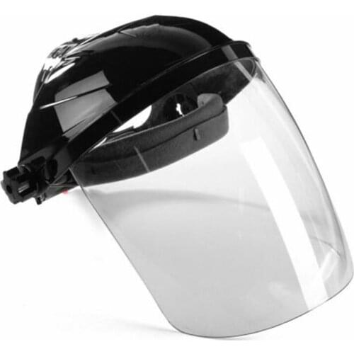 New Hot Protection Cap Transparent Shield Anti-UV Anti-shock Half Face Helmet Household Welding Cap to Protect Eyes and Face SMR