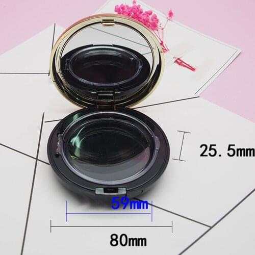 Plastic Makeup Empty Highlighter Blusher Case Travel DIY Container Lid