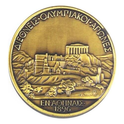 Custom Antique 3D Gold Coin Premium Stamping Plating Aluminum Coin