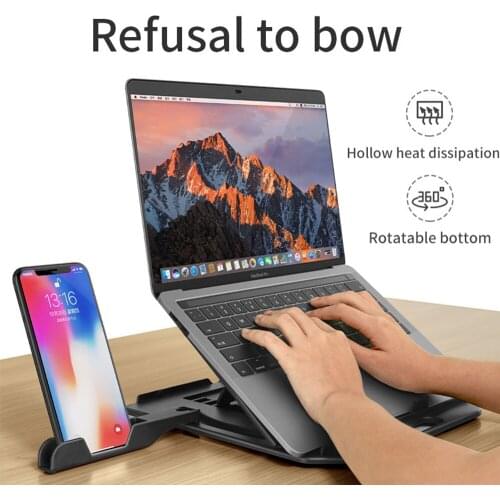 Portable Laptop Stand Foldable Support Base Notebook Stand For Macbook Pro Lapdesk Computer Laptop Holder Cooling Bracket Riser