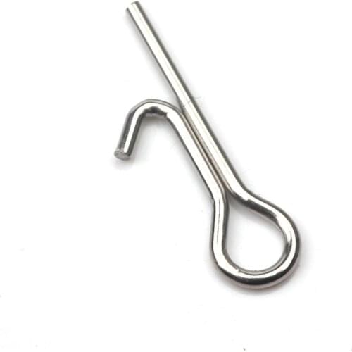 50-100pcs/lot Assist soft fishing lures bait Stinger Spike Hook treble hook Connecting Pins Needle Fixed Lock Accessories Tools