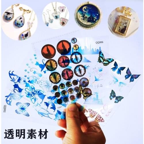 1pc Style Tree Halloween Cat Fish Transparent Material With Use Of Epoxy Mold Making Tool Filling For DIY Jewelry
