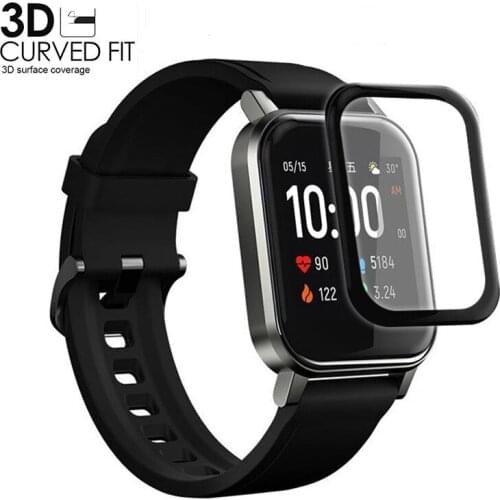 3D Curved Edge Protective Film for Xiaomi Haylou LS02 Soft Full Cover Screen Protector Film for Haylou LS02