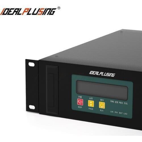 Factory customized LCD display 19-inch rack 3kva 24v to 110v 2400w power inverter pure sine wave With large capacity output