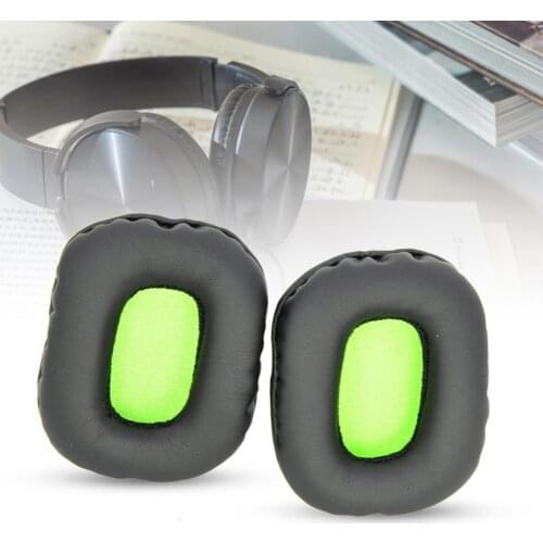 1 Pair Earphone Pads Protective Dust-proof Soft Replaceable Headphone Sleeves for MADCATZ TRITTON Kunai