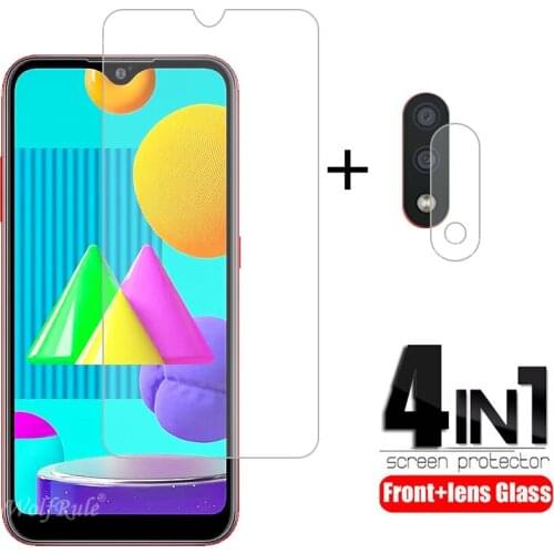 4-in-1 For Samsung Galaxy M01 Glass For Samsung M01 Tempered Glass For Samsung A51 A71 A21S A31 A50S M21 M31 M11 M01 Lens Glass