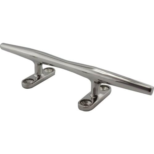 Base Boat Dock Deck Rope Cleat Marine Bollard Yacht Stainless Steel 4"/5" sailing Lock bolt