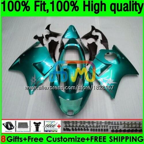 Blackbird For HONDA Gloss cyan CBR1100 XX CBR1100XX 96 97 98 99 00 01 131BS.134 CBR 1100XX 1996 1997 1998 1999 2000 2001 Fairing