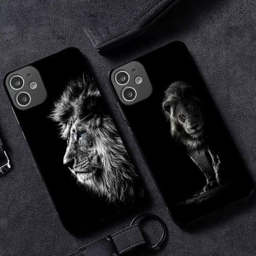 The Lion king animal Phone Case for iPhone 12 11 mini pro XS MAX XR 8 7 6 6S Plus X 5S SE 2020