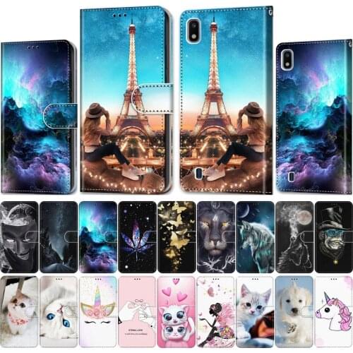 For Case Xiaomi 5X 6X A1 A2 A3 Cases Xiaomi 8 Lite Phone Wallet Leather Cover Phone Case Cute Tiger Wolf Lion Cat Dog Horse V08F