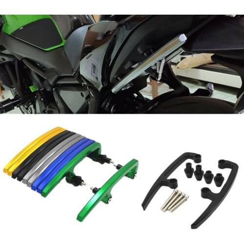 For Kawasaki Z650 Ninja 650 Z 650 NINJA650 Motorcycle Rear Grab Bars Seat Passenger Rail Handle Armrest Arm Rests Accessories