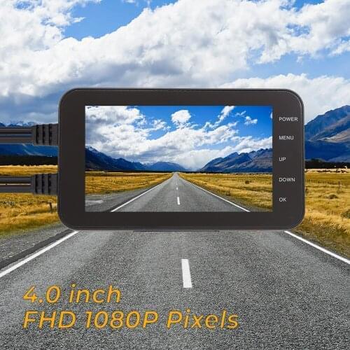 FHD 1080P Camera Motorcycle Recorder 4 Inch Front Rear View Video Recorder Motorcycle DVR Wifi Dash Cam Waterproof Dual Lens