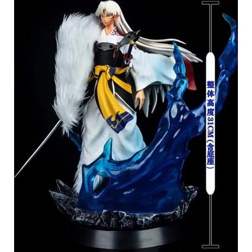 Inuyasha Figure Anime GK Inuyasha Sesshoumaru Action Figure 1300# Statue Collectible Toys Gift