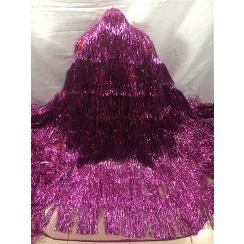 Good looking design JRB-102112 embroidery sequins fabric nigerian tulle lace fabric French Net Lace Fabric