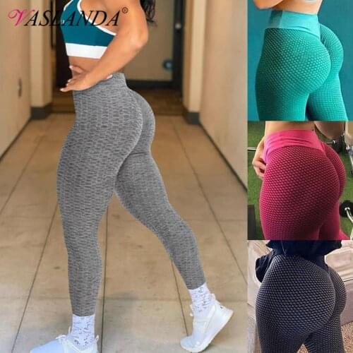 Leggings for Women High Waist Workout Tights Butt Lifting Sport Pants Tummy Control Textured Leggings Fitness Running Leggins
