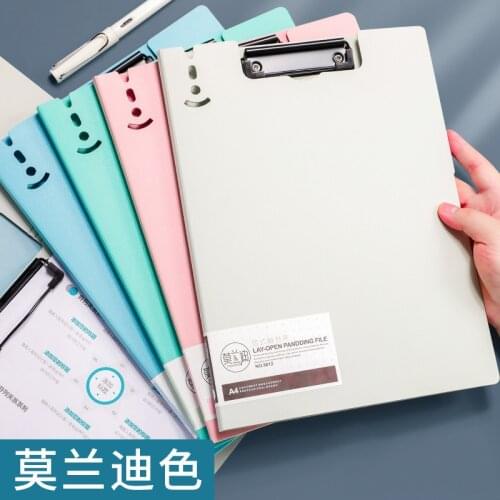 Multifunctional A4 Storage Folder Clipboard Portable Writing Board Folder Clipboards Clips for Office Supplies