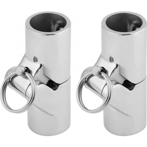 Marine 316 Stainless Steel Folding Swivel Coupling Tube Pipe Connector Boat Hardware Fitting