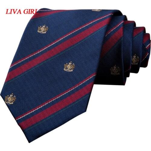 Music Note Embroidery Pinao Keyboard British Japanese School Girls & Boys JK Uniform Neck Tie Students Necktie Cosplay Colors
