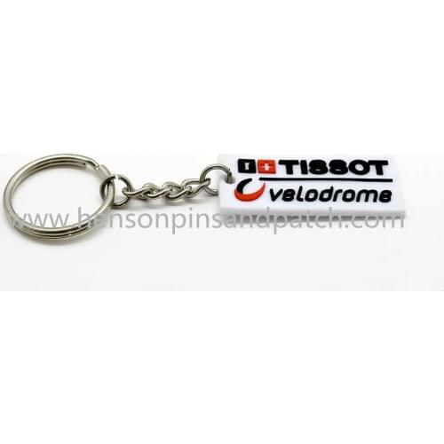 Custom Soft Rubber Pvc Promotional Keychain