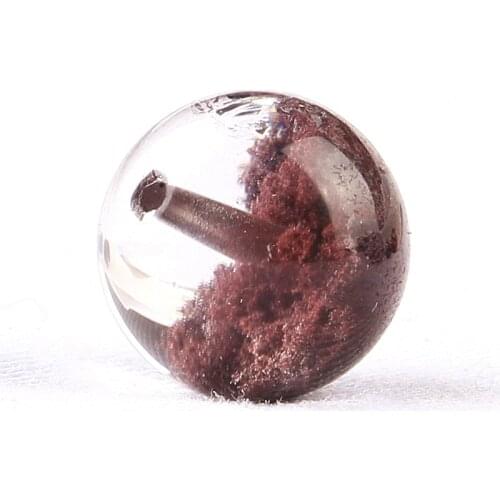 Natural Red Phantom Crystal Beads for Women and Girl Multi-inclusions Quartz Charming Gems Stones as bracelets and Necklace