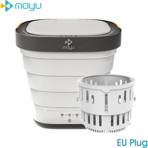 Moyu Wash Machine XPB08-F2 2 in 1 Portable Foldable Mini Washer Clothes and Spin Dryer for Home Travel One Button Operation