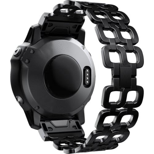 26mm Quick Release Watchband For Garmin Fenix 6X Fenix 3 3HR Stainless Steel Band Fenix 5X 5X Plus Watch Wristband Strap