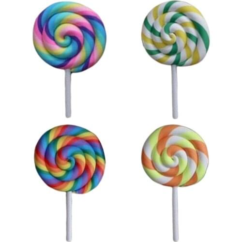 Handmade Baby Soft Pottery Lollipop Newborn Photography Props Decorations Infant Photo Shooting Posing Accessories